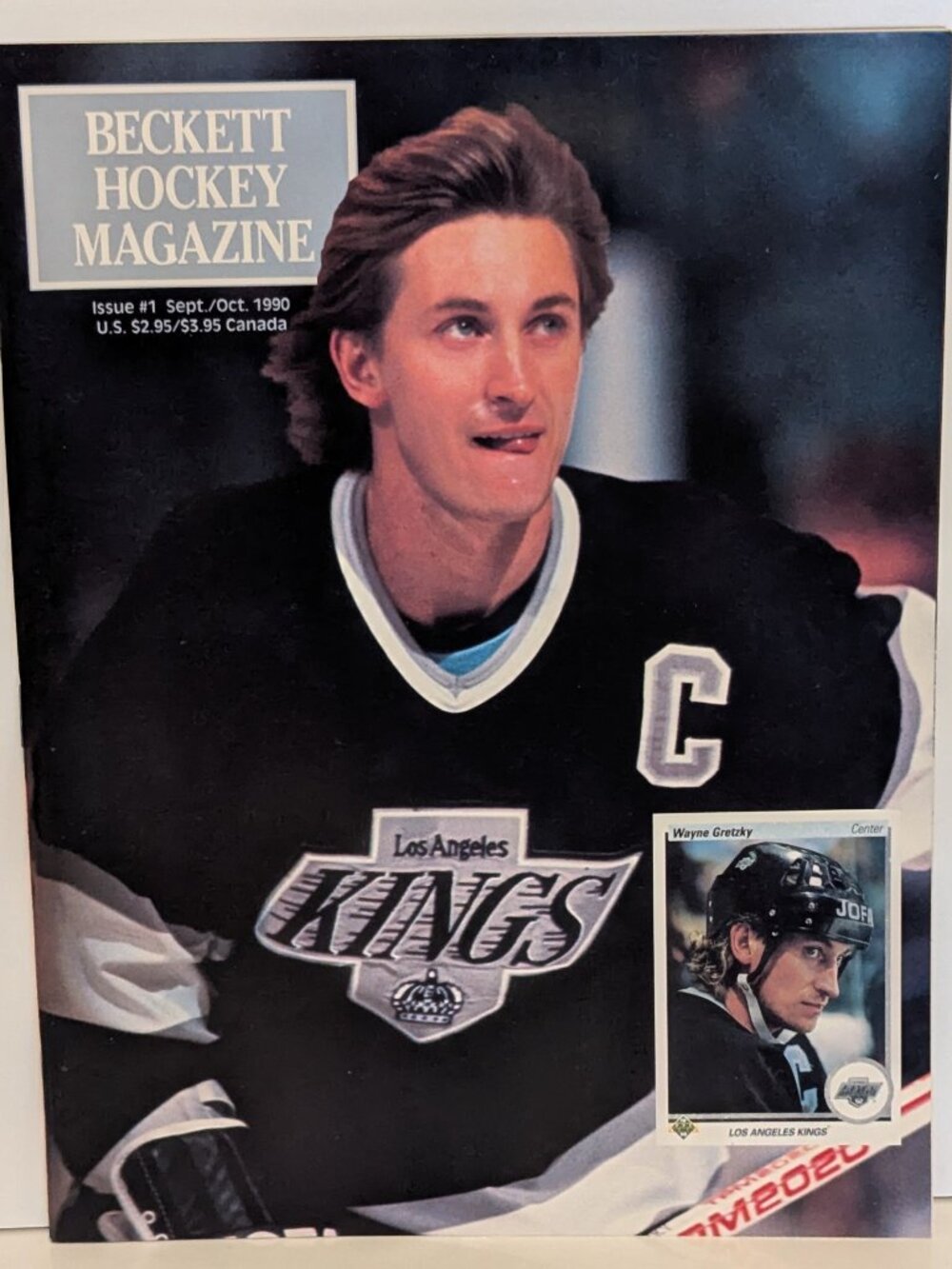 Beckett Hockey Magazine Issue #1 Sept/Oct 1990 Wayne Gretzky Kings Cover 1ST